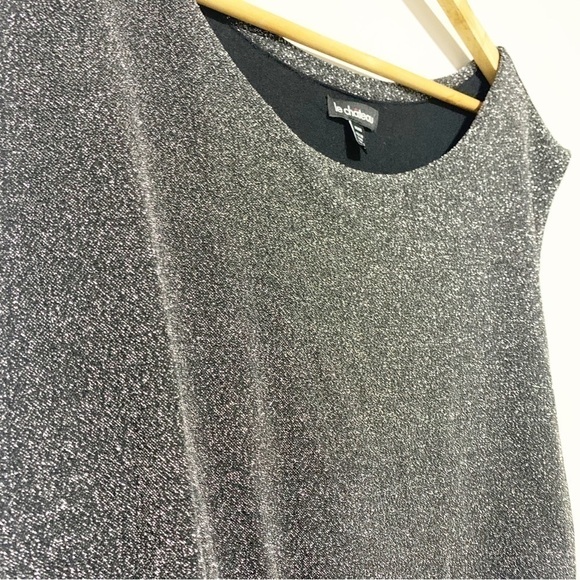 Le Chateau Shimmer Top Black Skirt Mini Dress Size M - Picture 9 of 9